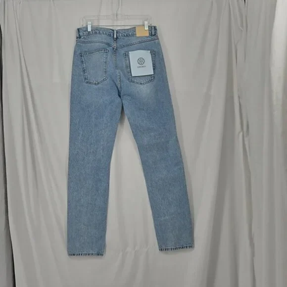 Amendi Rosie - Light Me Up High Rise Cotton Denim Stone Washed W32 L32 - Picture 8 of 16